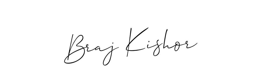 if you are searching for the best signature style for your name Braj Kishor. so please give up your signature search. here we have designed multiple signature styles  using Allison_Script. Braj Kishor signature style 2 images and pictures png