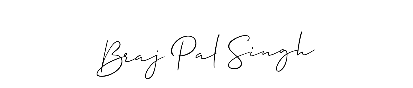 It looks lik you need a new signature style for name Braj Pal Singh. Design unique handwritten (Allison_Script) signature with our free signature maker in just a few clicks. Braj Pal Singh signature style 2 images and pictures png