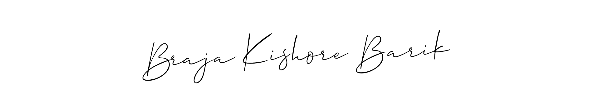 This is the best signature style for the Braja Kishore Barik name. Also you like these signature font (Allison_Script). Mix name signature. Braja Kishore Barik signature style 2 images and pictures png