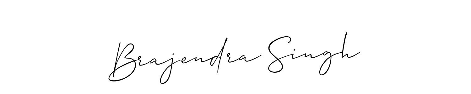 Create a beautiful signature design for name Brajendra Singh. With this signature (Allison_Script) fonts, you can make a handwritten signature for free. Brajendra Singh signature style 2 images and pictures png