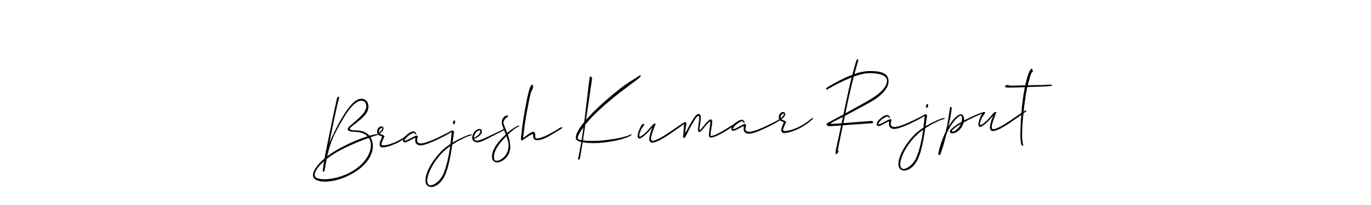 How to make Brajesh Kumar Rajput signature? Allison_Script is a professional autograph style. Create handwritten signature for Brajesh Kumar Rajput name. Brajesh Kumar Rajput signature style 2 images and pictures png