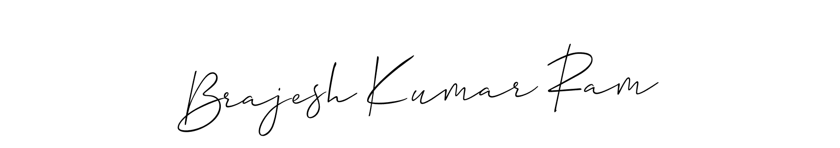 if you are searching for the best signature style for your name Brajesh Kumar Ram. so please give up your signature search. here we have designed multiple signature styles  using Allison_Script. Brajesh Kumar Ram signature style 2 images and pictures png