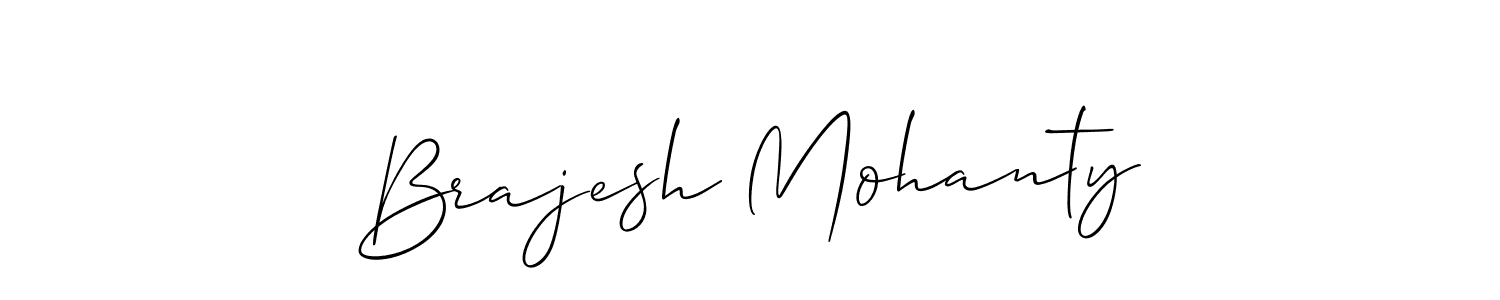 How to make Brajesh Mohanty signature? Allison_Script is a professional autograph style. Create handwritten signature for Brajesh Mohanty name. Brajesh Mohanty signature style 2 images and pictures png