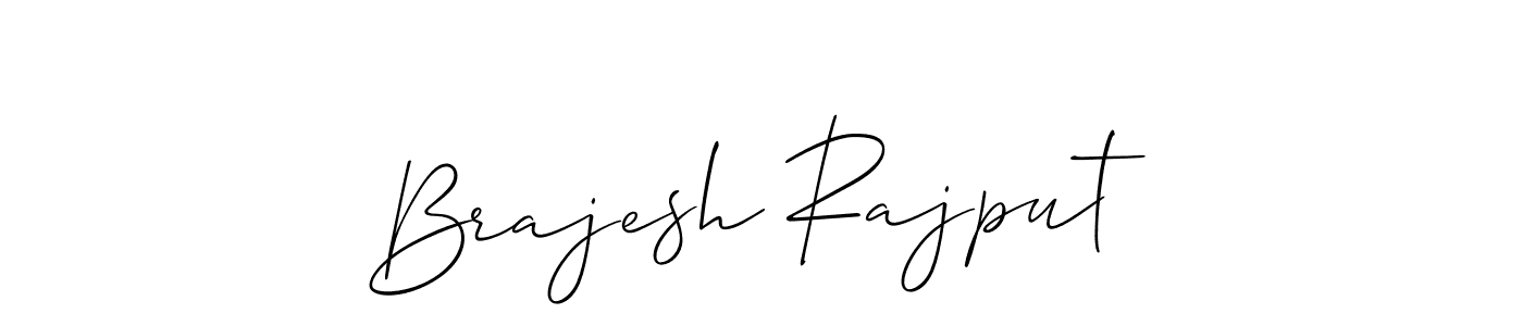 Design your own signature with our free online signature maker. With this signature software, you can create a handwritten (Allison_Script) signature for name Brajesh Rajput. Brajesh Rajput signature style 2 images and pictures png