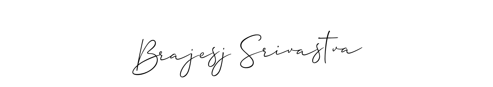 Make a short Brajesj Srivastva signature style. Manage your documents anywhere anytime using Allison_Script. Create and add eSignatures, submit forms, share and send files easily. Brajesj Srivastva signature style 2 images and pictures png