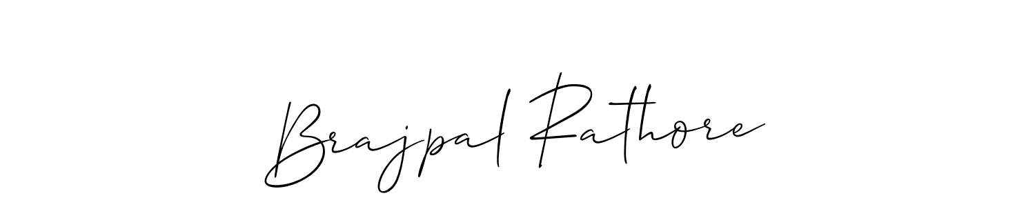 Also we have Brajpal Rathore name is the best signature style. Create professional handwritten signature collection using Allison_Script autograph style. Brajpal Rathore signature style 2 images and pictures png