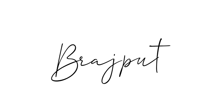 You should practise on your own different ways (Allison_Script) to write your name (Brajput) in signature. don't let someone else do it for you. Brajput signature style 2 images and pictures png