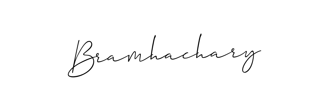 Best and Professional Signature Style for Bramhachary. Allison_Script Best Signature Style Collection. Bramhachary signature style 2 images and pictures png