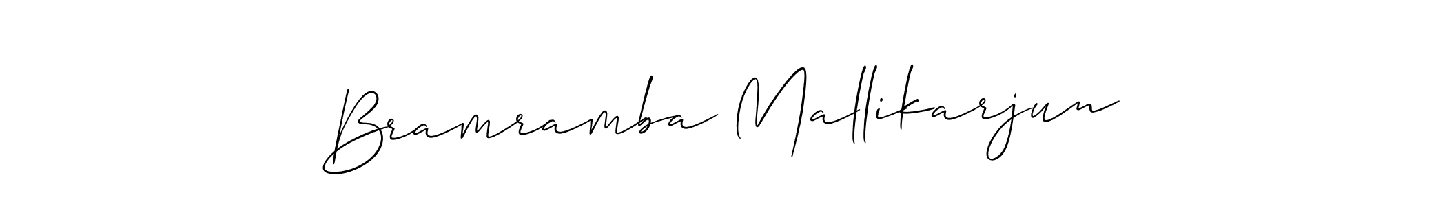 Make a beautiful signature design for name Bramramba Mallikarjun. Use this online signature maker to create a handwritten signature for free. Bramramba Mallikarjun signature style 2 images and pictures png