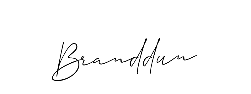 Best and Professional Signature Style for Branddun. Allison_Script Best Signature Style Collection. Branddun signature style 2 images and pictures png