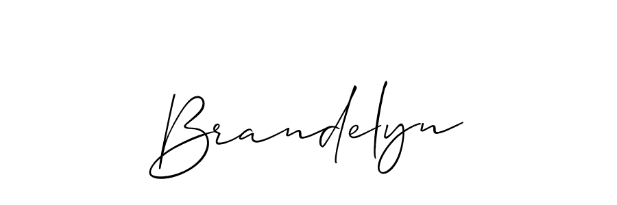 You should practise on your own different ways (Allison_Script) to write your name (Brandelyn) in signature. don't let someone else do it for you. Brandelyn signature style 2 images and pictures png