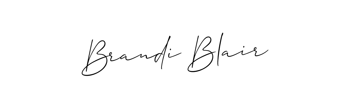 Best and Professional Signature Style for Brandi Blair. Allison_Script Best Signature Style Collection. Brandi Blair signature style 2 images and pictures png