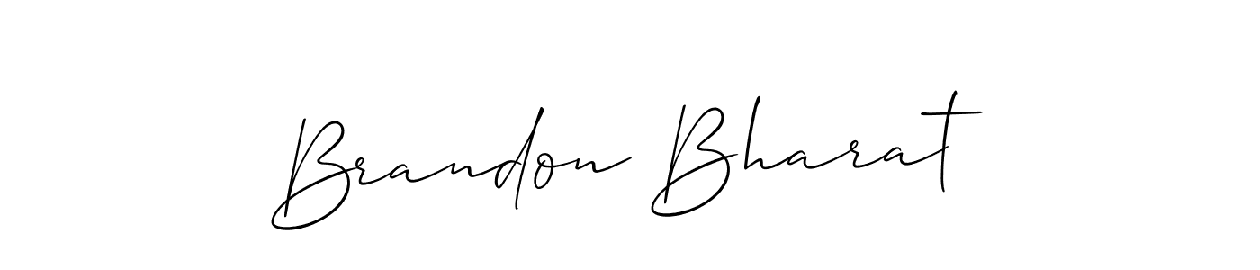 How to Draw Brandon Bharat signature style? Allison_Script is a latest design signature styles for name Brandon Bharat. Brandon Bharat signature style 2 images and pictures png