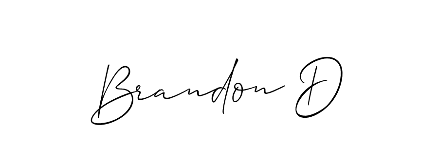 How to Draw Brandon D signature style? Allison_Script is a latest design signature styles for name Brandon D. Brandon D signature style 2 images and pictures png