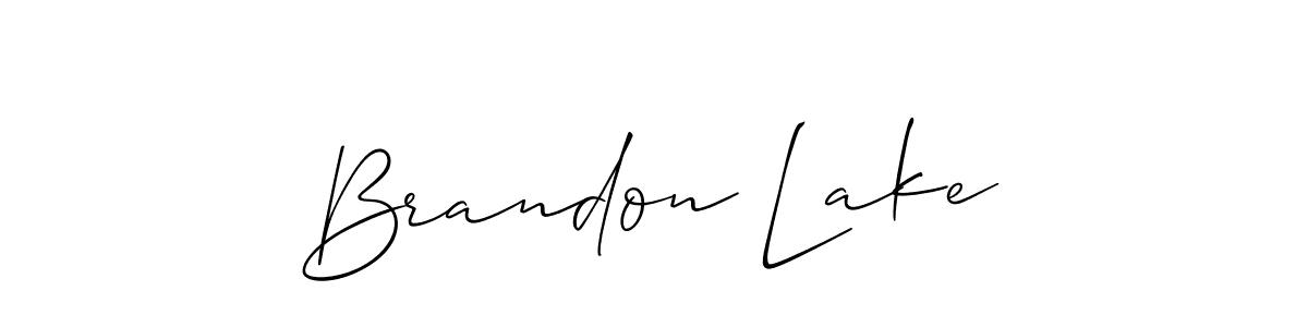 It looks lik you need a new signature style for name Brandon Lake. Design unique handwritten (Allison_Script) signature with our free signature maker in just a few clicks. Brandon Lake signature style 2 images and pictures png