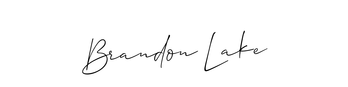 Also we have Brandon Lake name is the best signature style. Create professional handwritten signature collection using Allison_Script autograph style. Brandon Lake signature style 2 images and pictures png