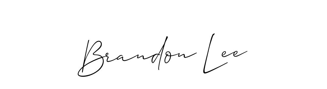 How to make Brandon Lee signature? Allison_Script is a professional autograph style. Create handwritten signature for Brandon Lee name. Brandon Lee signature style 2 images and pictures png