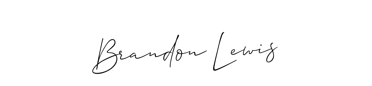 Also You can easily find your signature by using the search form. We will create Brandon Lewis name handwritten signature images for you free of cost using Allison_Script sign style. Brandon Lewis signature style 2 images and pictures png