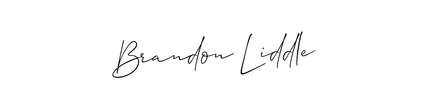 How to make Brandon Liddle signature? Allison_Script is a professional autograph style. Create handwritten signature for Brandon Liddle name. Brandon Liddle signature style 2 images and pictures png