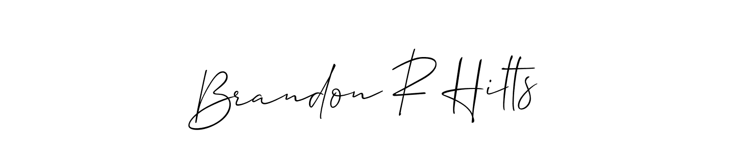 Also we have Brandon R Hilts name is the best signature style. Create professional handwritten signature collection using Allison_Script autograph style. Brandon R Hilts signature style 2 images and pictures png