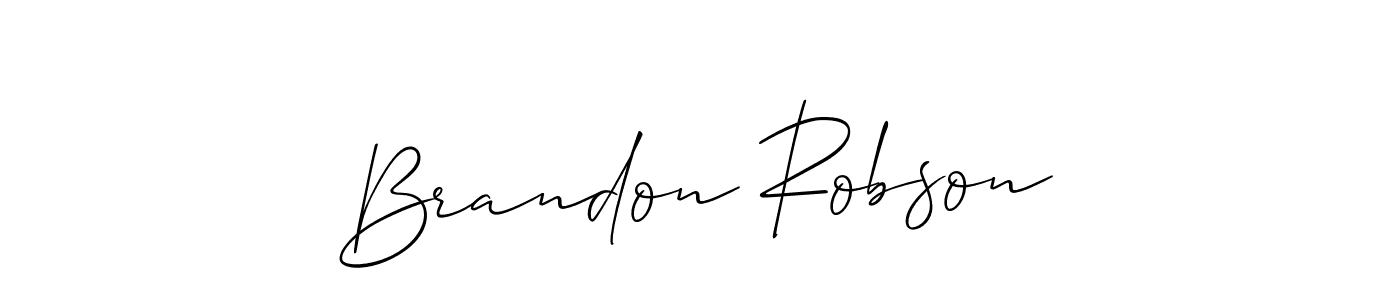 Make a beautiful signature design for name Brandon Robson. Use this online signature maker to create a handwritten signature for free. Brandon Robson signature style 2 images and pictures png