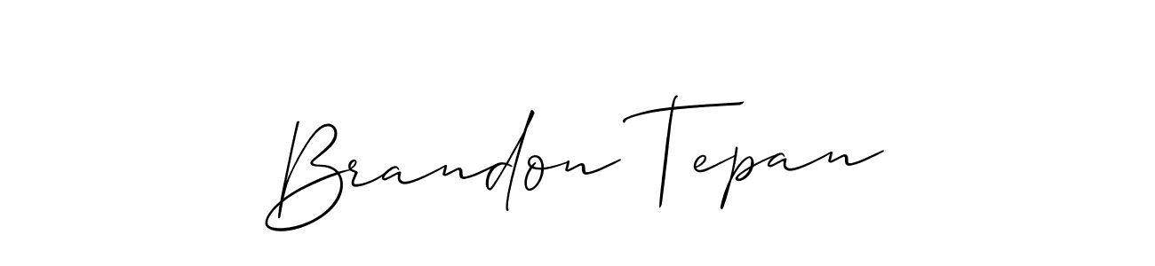 Check out images of Autograph of Brandon Tepan name. Actor Brandon Tepan Signature Style. Allison_Script is a professional sign style online. Brandon Tepan signature style 2 images and pictures png