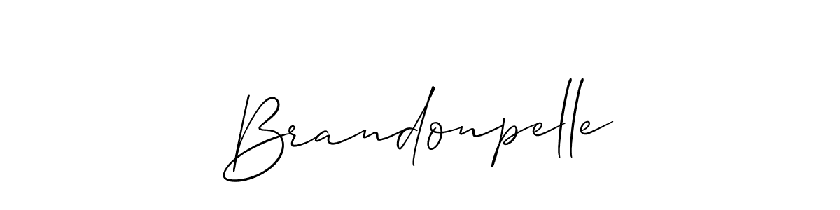 if you are searching for the best signature style for your name Brandonpelle. so please give up your signature search. here we have designed multiple signature styles  using Allison_Script. Brandonpelle signature style 2 images and pictures png