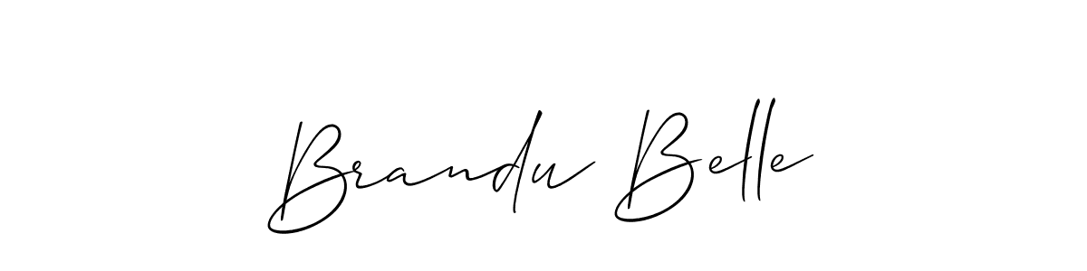 Similarly Allison_Script is the best handwritten signature design. Signature creator online .You can use it as an online autograph creator for name Brandu Belle. Brandu Belle signature style 2 images and pictures png