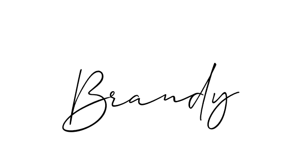 Create a beautiful signature design for name Brandy. With this signature (Allison_Script) fonts, you can make a handwritten signature for free. Brandy signature style 2 images and pictures png