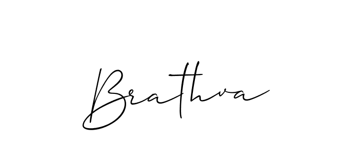 How to make Brathva name signature. Use Allison_Script style for creating short signs online. This is the latest handwritten sign. Brathva signature style 2 images and pictures png