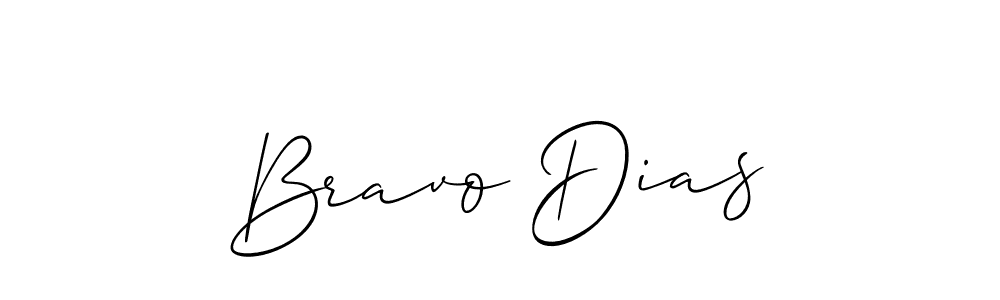 Allison_Script is a professional signature style that is perfect for those who want to add a touch of class to their signature. It is also a great choice for those who want to make their signature more unique. Get Bravo Dias name to fancy signature for free. Bravo Dias signature style 2 images and pictures png