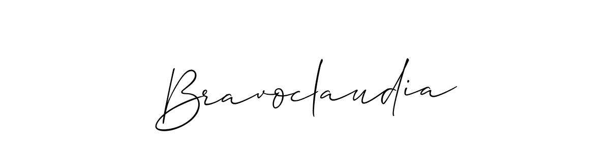 Make a short Bravoclaudia signature style. Manage your documents anywhere anytime using Allison_Script. Create and add eSignatures, submit forms, share and send files easily. Bravoclaudia signature style 2 images and pictures png