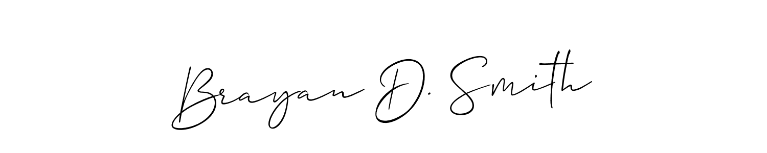 if you are searching for the best signature style for your name Brayan D. Smith. so please give up your signature search. here we have designed multiple signature styles  using Allison_Script. Brayan D. Smith signature style 2 images and pictures png