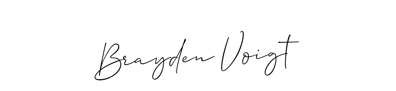 How to Draw Brayden Voigt signature style? Allison_Script is a latest design signature styles for name Brayden Voigt. Brayden Voigt signature style 2 images and pictures png