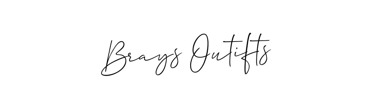 Make a short Brays Outifts signature style. Manage your documents anywhere anytime using Allison_Script. Create and add eSignatures, submit forms, share and send files easily. Brays Outifts signature style 2 images and pictures png