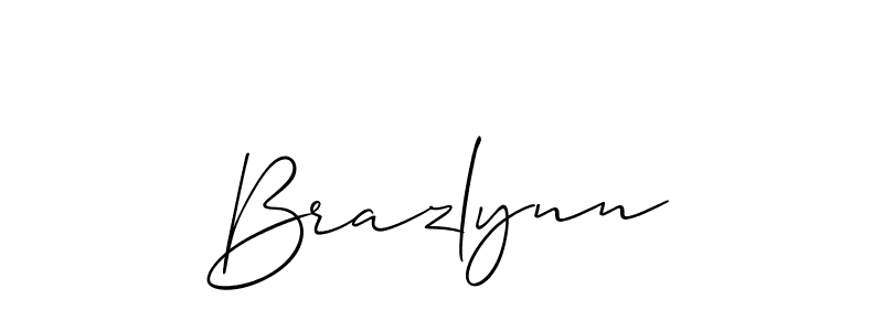 Also You can easily find your signature by using the search form. We will create Brazlynn name handwritten signature images for you free of cost using Allison_Script sign style. Brazlynn signature style 2 images and pictures png