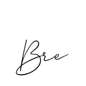 It looks lik you need a new signature style for name Bre. Design unique handwritten (Allison_Script) signature with our free signature maker in just a few clicks. Bre signature style 2 images and pictures png