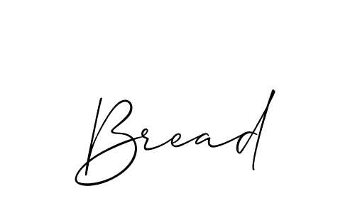 if you are searching for the best signature style for your name Bread. so please give up your signature search. here we have designed multiple signature styles  using Allison_Script. Bread signature style 2 images and pictures png