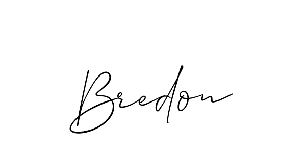 Best and Professional Signature Style for Bredon. Allison_Script Best Signature Style Collection. Bredon signature style 2 images and pictures png
