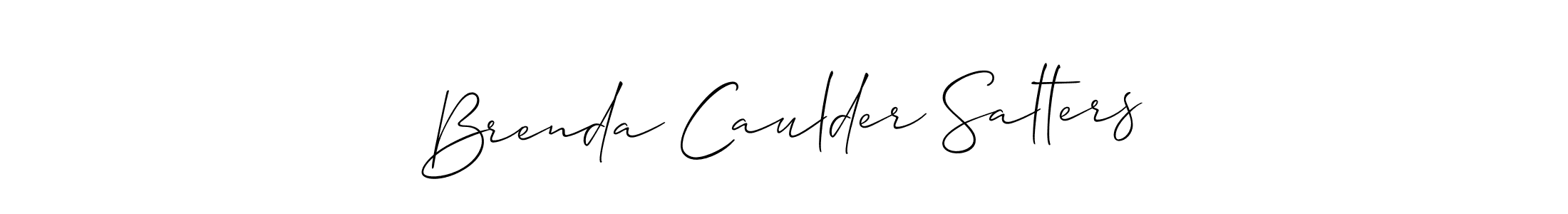 Also we have Brenda Caulder Salters name is the best signature style. Create professional handwritten signature collection using Allison_Script autograph style. Brenda Caulder Salters signature style 2 images and pictures png