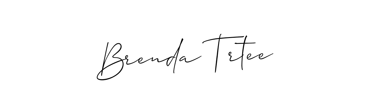Check out images of Autograph of Brenda Trtee name. Actor Brenda Trtee Signature Style. Allison_Script is a professional sign style online. Brenda Trtee signature style 2 images and pictures png