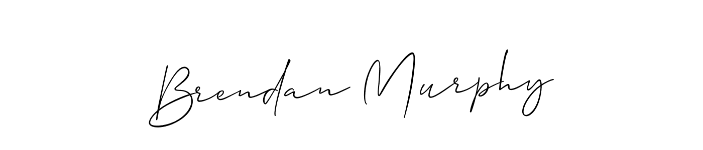 Brendan Murphy stylish signature style. Best Handwritten Sign (Allison_Script) for my name. Handwritten Signature Collection Ideas for my name Brendan Murphy. Brendan Murphy signature style 2 images and pictures png