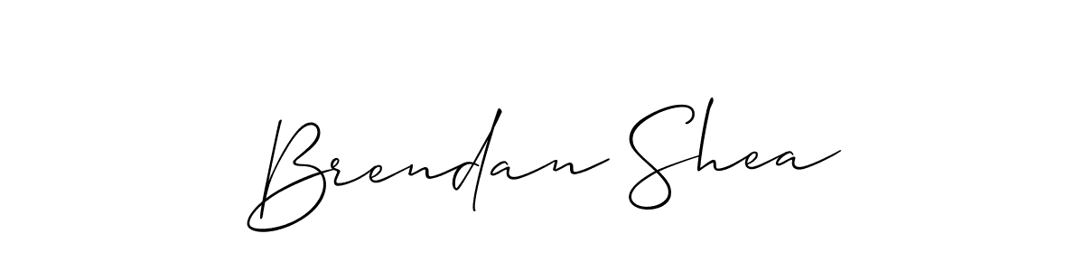 How to make Brendan Shea name signature. Use Allison_Script style for creating short signs online. This is the latest handwritten sign. Brendan Shea signature style 2 images and pictures png