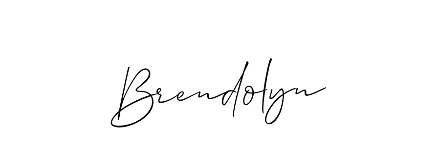 How to Draw Brendolyn signature style? Allison_Script is a latest design signature styles for name Brendolyn. Brendolyn signature style 2 images and pictures png