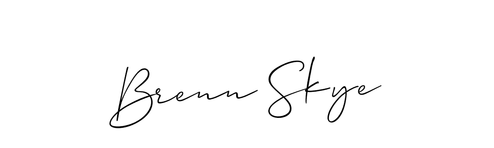 Once you've used our free online signature maker to create your best signature Allison_Script style, it's time to enjoy all of the benefits that Brenn Skye name signing documents. Brenn Skye signature style 2 images and pictures png