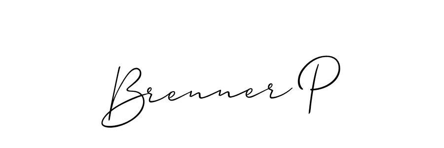 Use a signature maker to create a handwritten signature online. With this signature software, you can design (Allison_Script) your own signature for name Brenner P. Brenner P signature style 2 images and pictures png