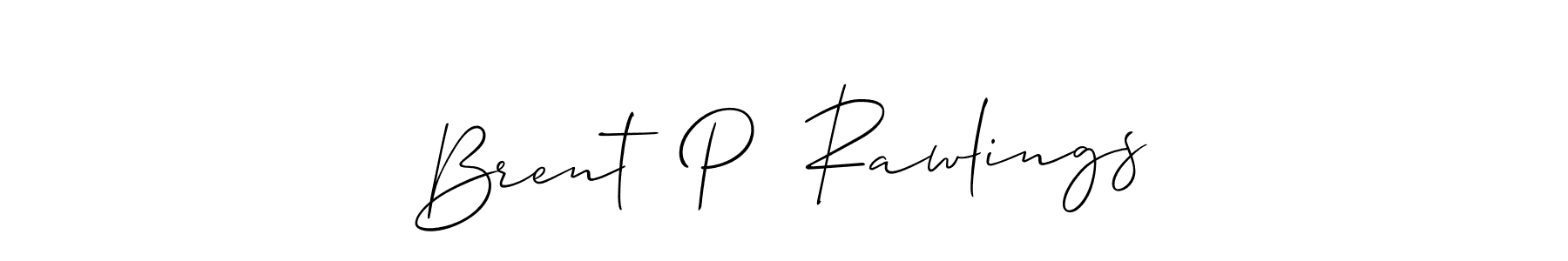 You can use this online signature creator to create a handwritten signature for the name Brent  P  Rawlings. This is the best online autograph maker. Brent  P  Rawlings signature style 2 images and pictures png