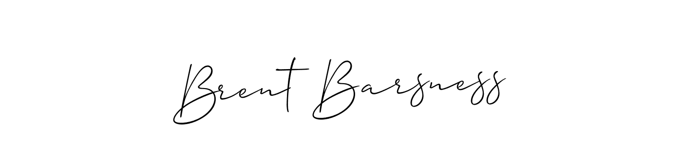 How to make Brent Barsness name signature. Use Allison_Script style for creating short signs online. This is the latest handwritten sign. Brent Barsness signature style 2 images and pictures png