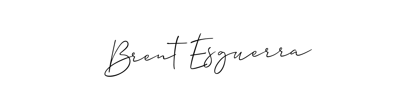 Also You can easily find your signature by using the search form. We will create Brent Esguerra name handwritten signature images for you free of cost using Allison_Script sign style. Brent Esguerra signature style 2 images and pictures png