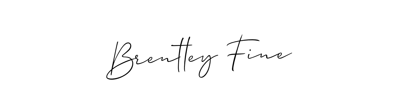 It looks lik you need a new signature style for name Brentley Fine. Design unique handwritten (Allison_Script) signature with our free signature maker in just a few clicks. Brentley Fine signature style 2 images and pictures png